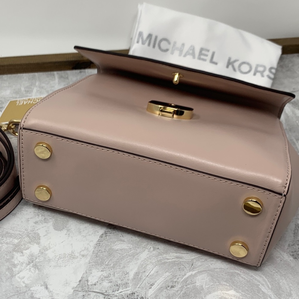 Michael Michael Kors Small Lt Pink Leather Satchel - Picture 10 of 16